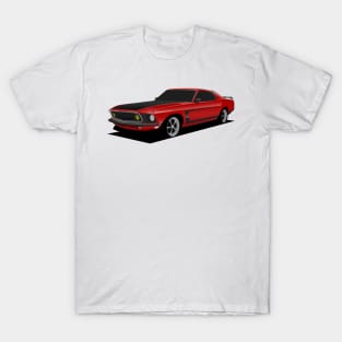 Red Ford Mustang T-Shirt